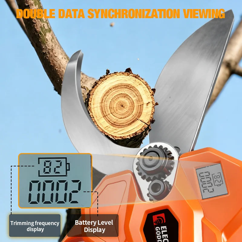 45mm Brushless Electric Pruning Shear 2 Gear Cordless Garden Fruit Tree Bonsai Beautify Tool for Makita 18V Battery Pins