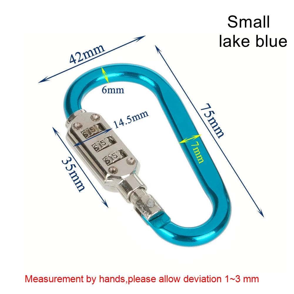 Code Number Lock 3 Digit Dial Combination Padlock Luggage Zipper Bag Backpack Handbag Suitcase Drawer Outdoor Firm Durable Locks
