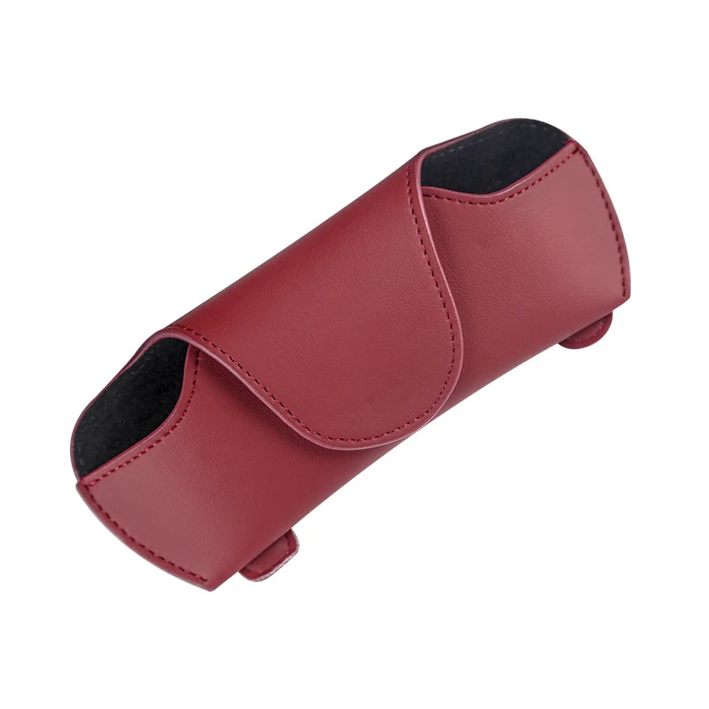 For Porsche Macan Cayenne Panamera Cayman Boxster 911 Taycan Car Sunglasses Clip Glasses Box Auto Interior Accessories