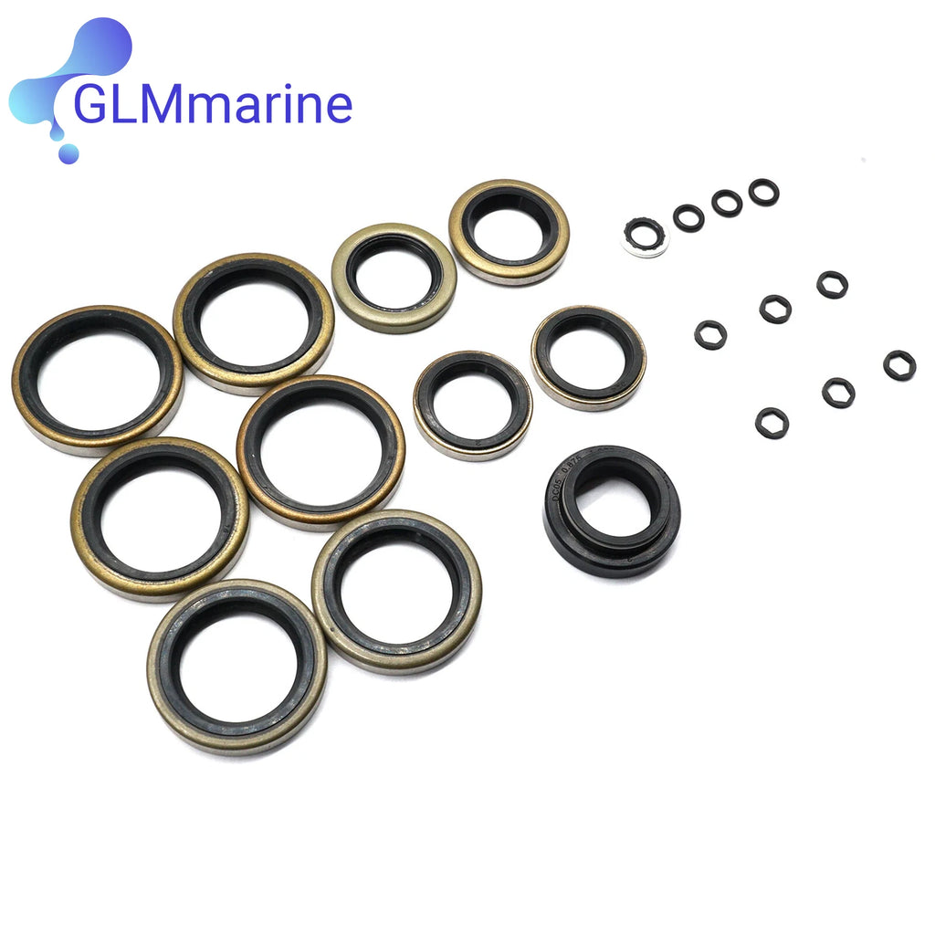 5006373 Lower Unit Gearcase Seal Kit for OMC Johnson Evinrude 3-300 HP Outboard Engines 439141 0777521 5000411 0396354 0437752