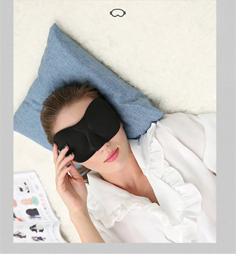 3D Sleep Eyeshade Light Blocking Travel Eye Mask Breathable Sleep Eye Mask for Men Women Protective Safety Goggles