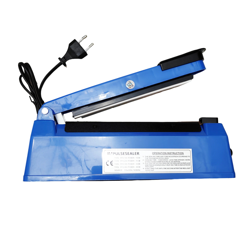 F300 30cm Manual Impulse Sealer Heat Plastic Bag Sealing Machine 300mm Manual Heat Seal Machine Household Pouch Aluminum