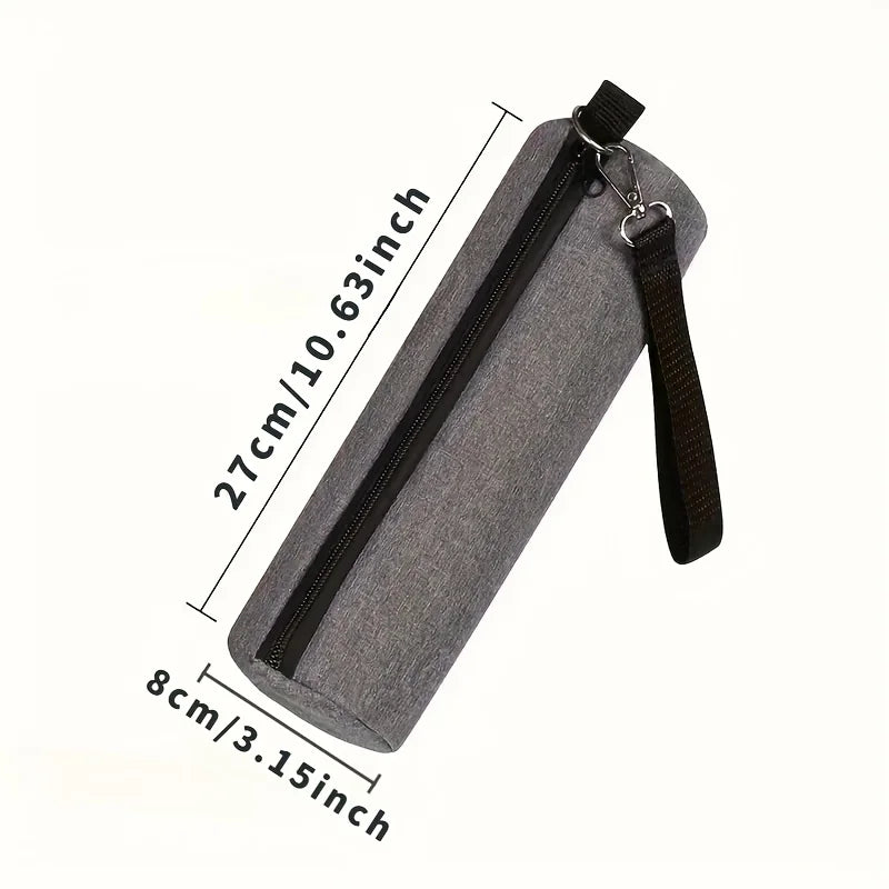 1Pc Cylindrical Portable Insulated Cooler Bag For Golf Camping Cycling Picnic Cans Beer Water Bottle Outdoor Storage Handbag NEW
