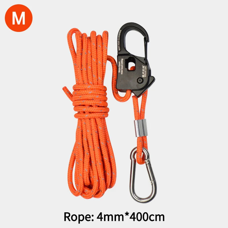 Aluminum Alloy Adjuster Tent Rope Tensioner Strong Load-Bearing Tent Rope Tensioner Cord Anti-Slip Tarp Tightener Camping Tools