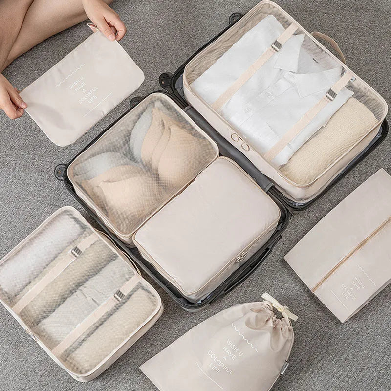 Travel Set Storage Bags Packing Cubes Student Dormitories Clothing Sorting Bags Clothes Digital Toiletries Shoes Organizer bag