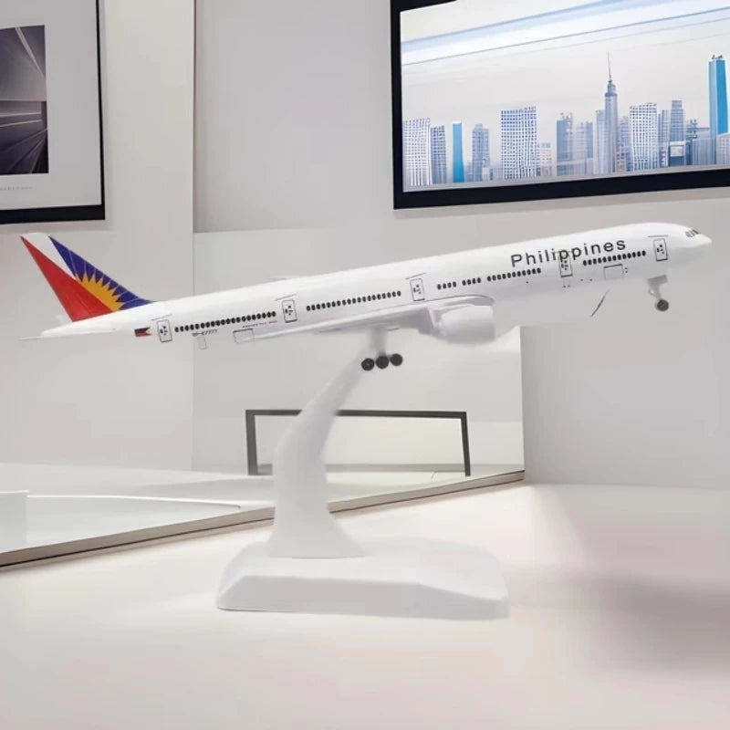 airplane toy metal 20cm scale plane B777 Philippines Aircraft Model Airlines Diecast Airplane Model Aviation