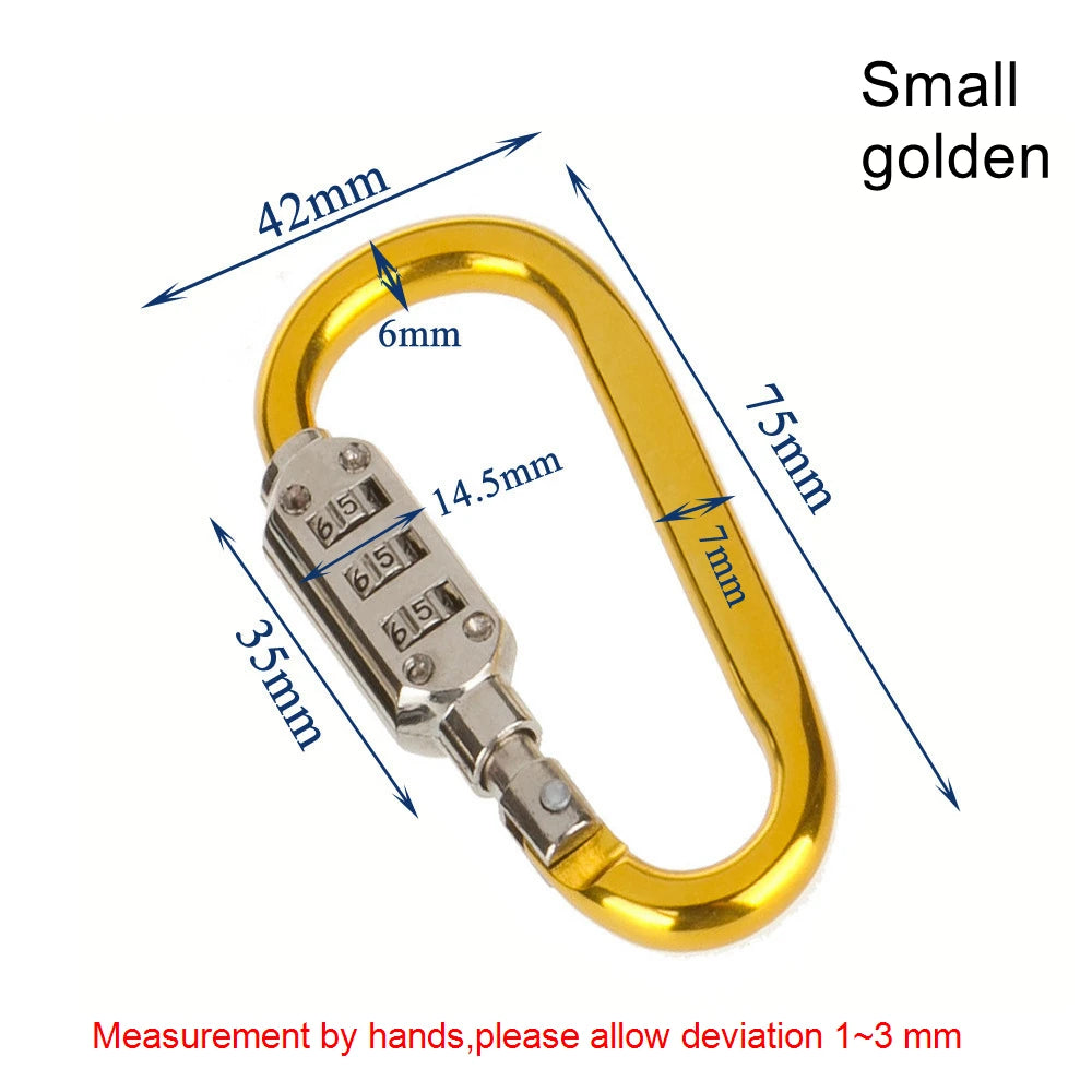 Code Number Lock 3 Digit Dial Combination Padlock Luggage Zipper Bag Backpack Handbag Suitcase Drawer Outdoor Firm Durable Locks