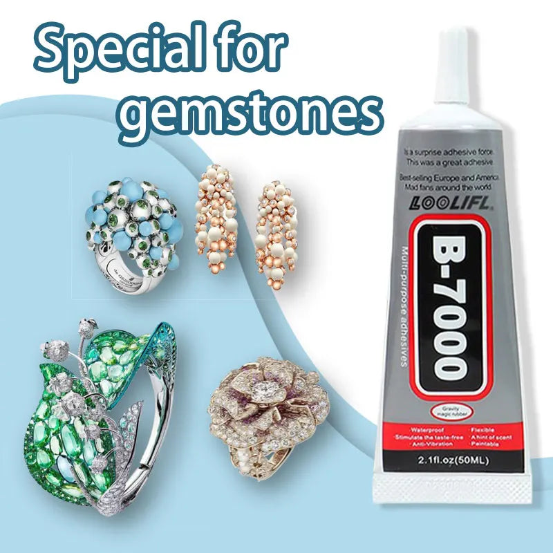 1pc B7000 transparent glue,with precision nib,rhinestone glue,rhinestone Ziai jewelry glue,jewelry glue,jewelry process makeup
