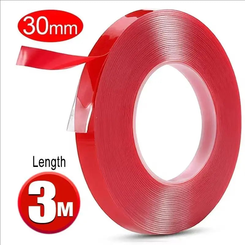 Double Sided Tape Strong Fixation Transparent Tape Waterproof No Traces High Viscosity Self Adhesive Tapes Fixed Stickers