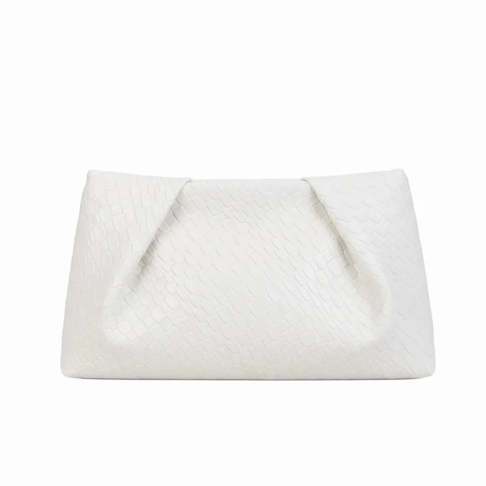 Popular Large Capacity Clutch Bag Lightweight Multifunctional Shoulder Bag Luxury Design Retro Style Woven Bag Banquets