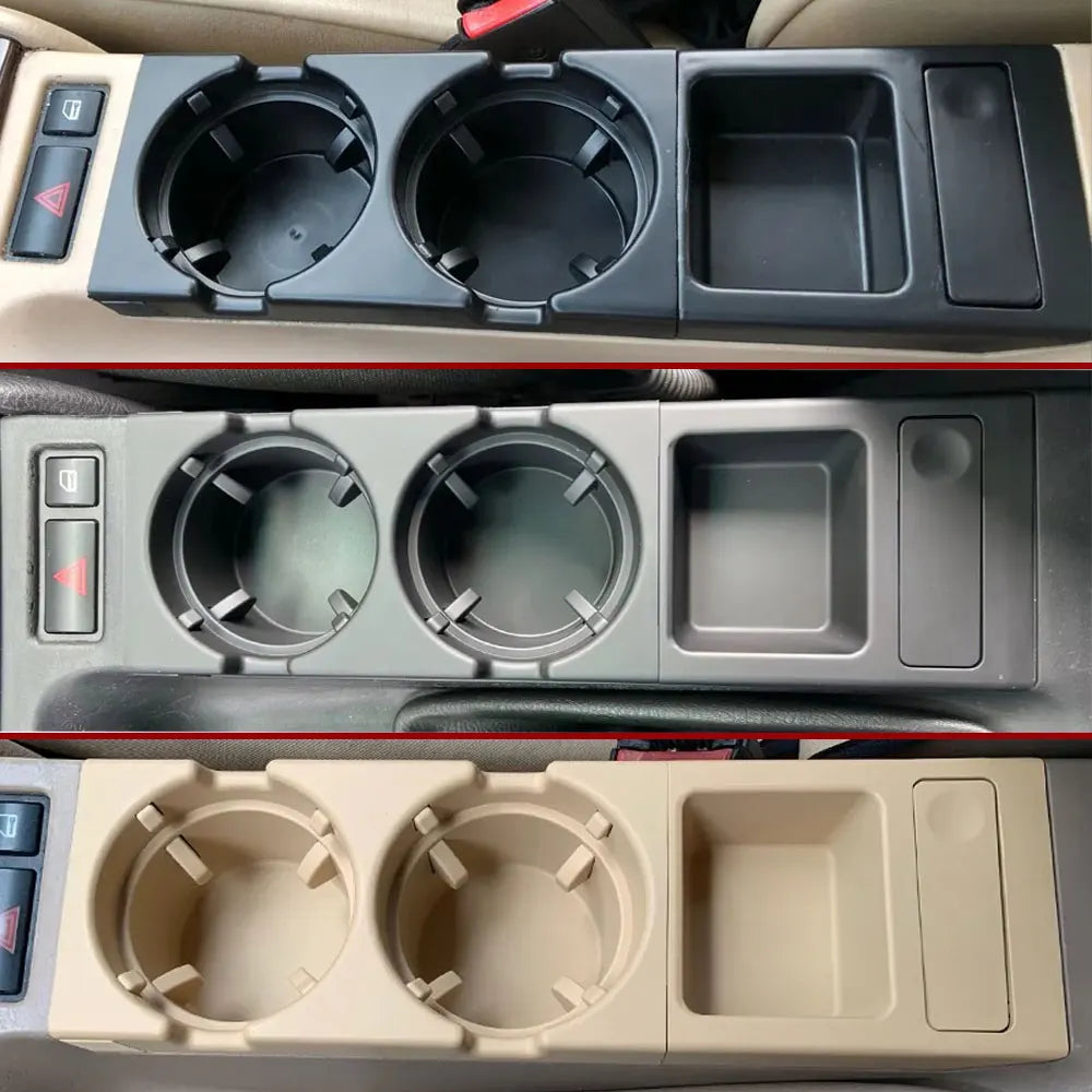 Car Front Center Console Drink Water Cup Holder And Storage Box Coin For BMW 3 Series E46 1998-2006 323i 318i 320i 51168217953