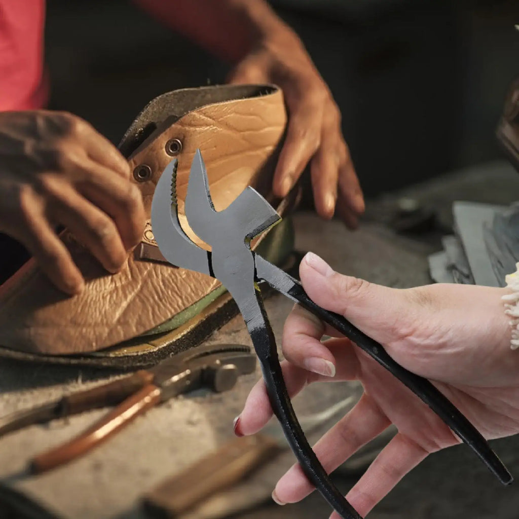 Easy Use Leathercraft Cobbler Plier Durable Metal Pincer Carbon Steel Shoe Mending Tool Multi Tool for Handcraft
