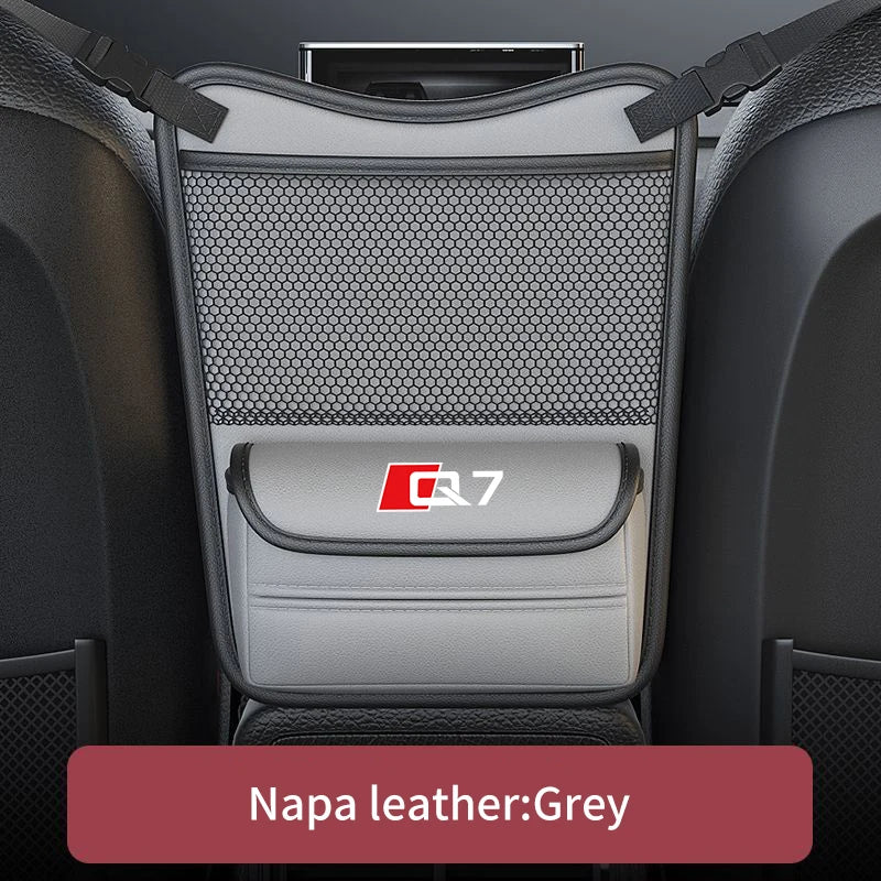 Car Organizer For Audi  Q3 Q4 Q5 Q6 Q7 Q8 Seat Storage Box Car Hanging Storage Bag Tissue Box Car Stowing Tidying Storage Pocket