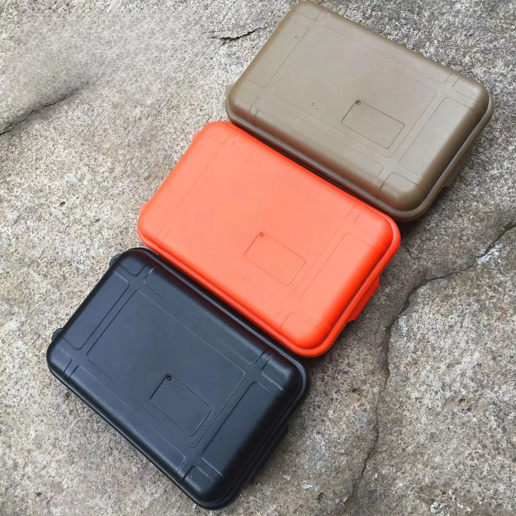 Outdoor Waterproof Survival Sealed Box | Dustproof Shockproof Plastic EDC Tools | Storage Container Case Holder