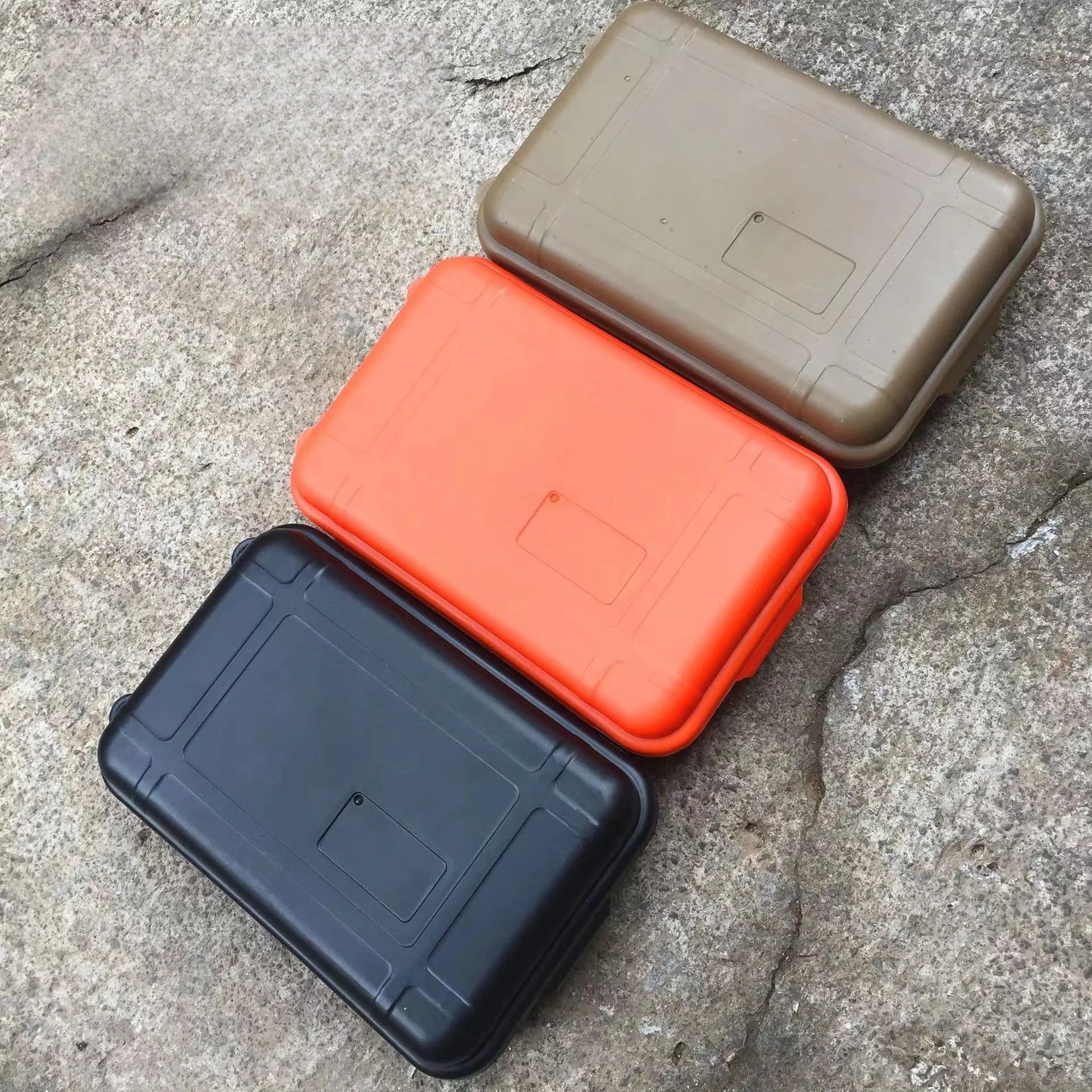 Outdoor Waterproof Survival Sealed Box | Dustproof Shockproof Plastic EDC Tools | Storage Container Case Holder