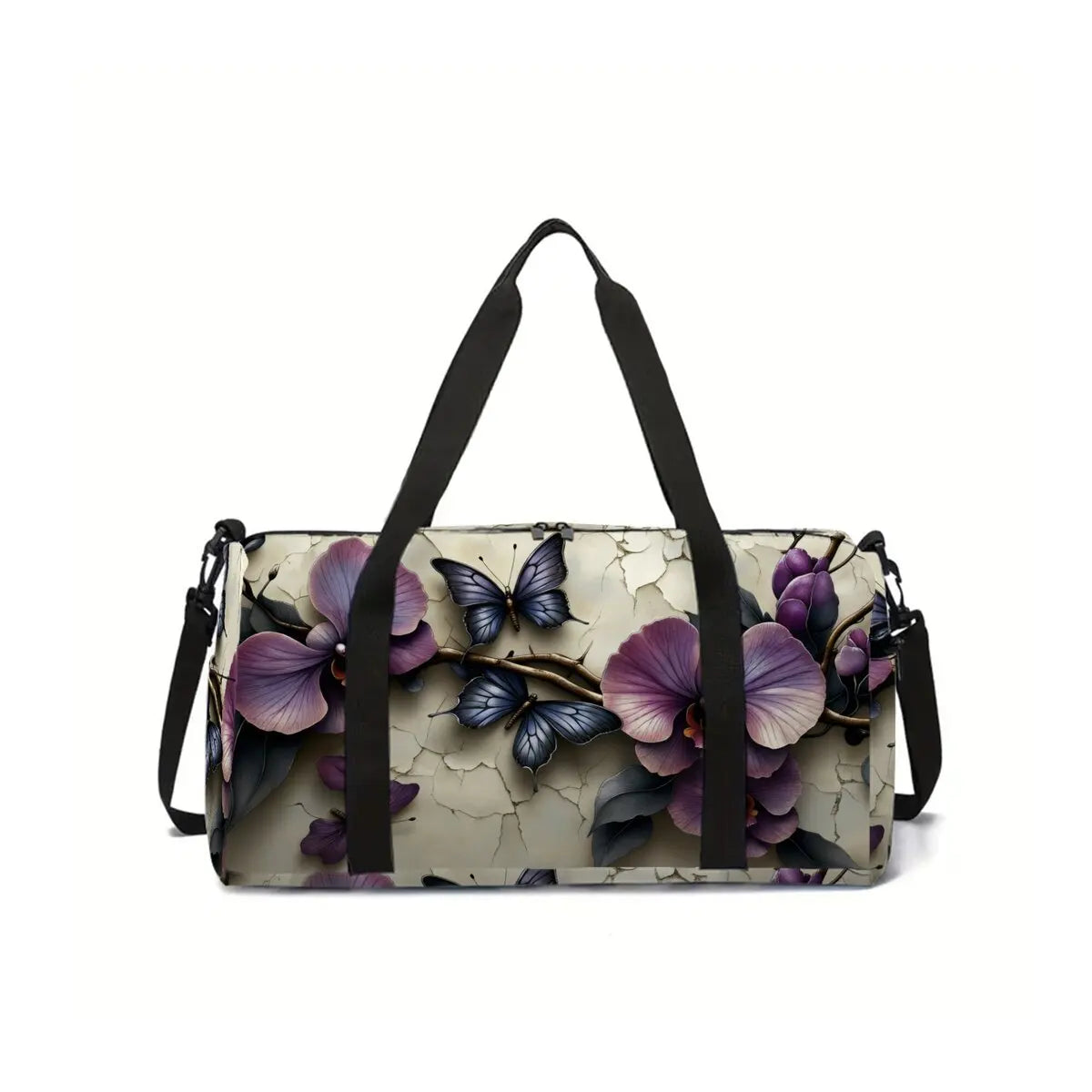 Cartoon Flower Pattern Large Capacity Luggage Bag  For Boy And Girls Best Gifts 2D Cartoon Travel Duffels Hand Bag For Children