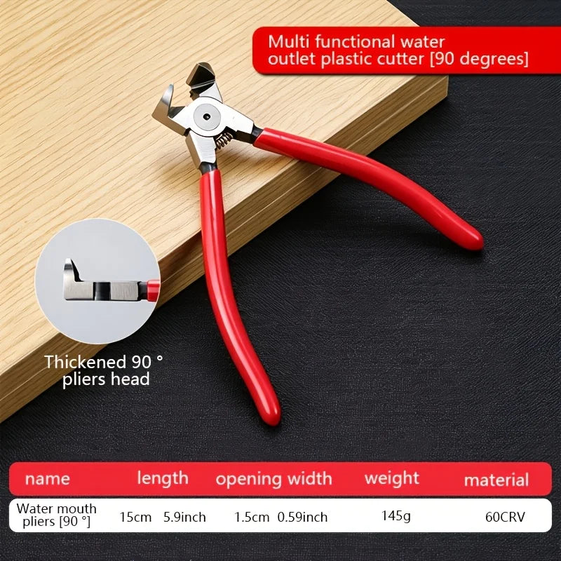 45° 90° Right Angle Flush Cut Pliers Industrial Diagonal Cutting Nippers Cr-V Steel Portable Scissors for Electronics Repair