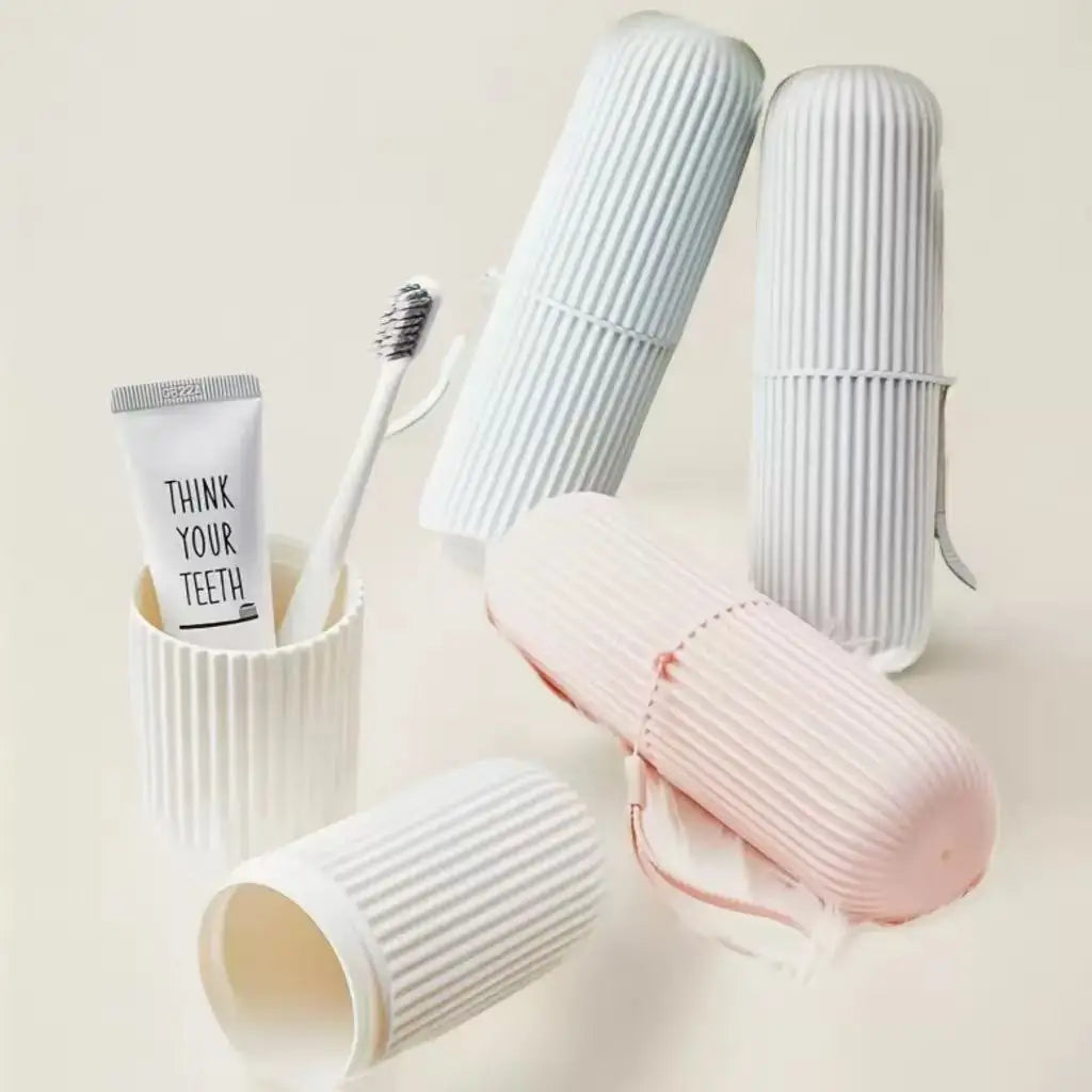 Portable Travel Toothbrush Case Toothpaste Holder Toothbrush Storage Box