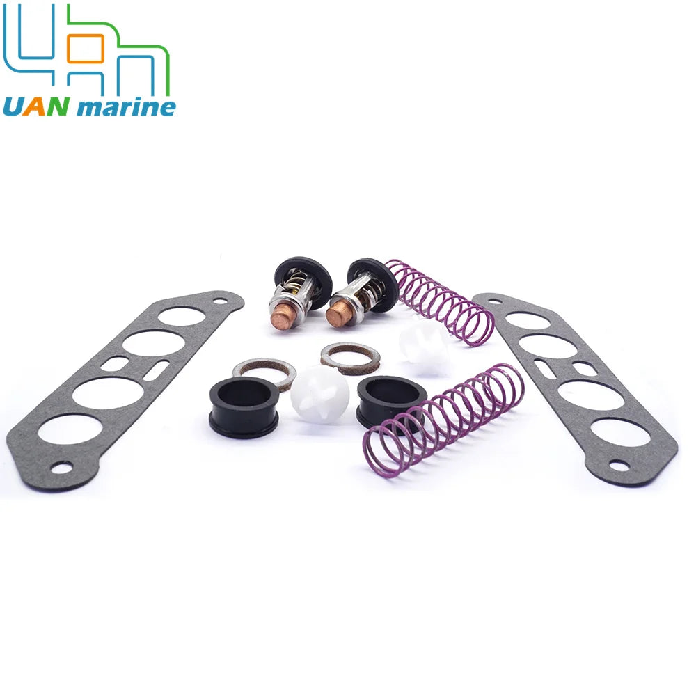 340975 340976 Thermostat Kit for Johnson Evinrude 65 80 85 88 90 100 112 115 HP V4 18-3673