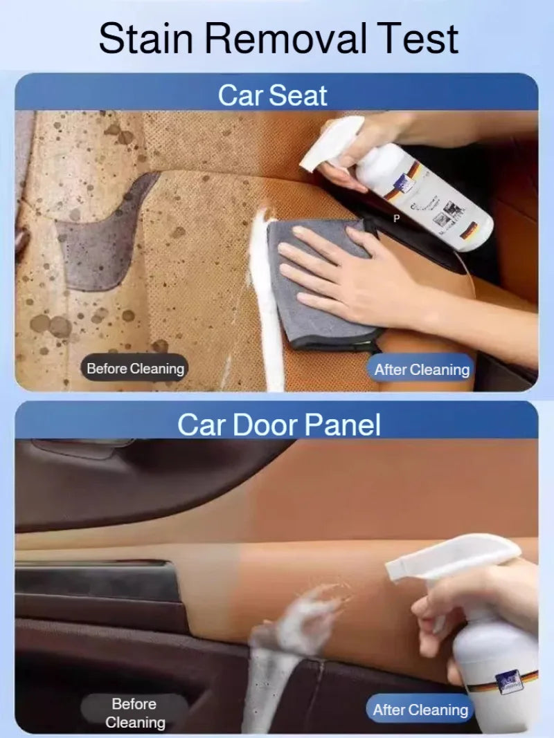 Car interior foam multifunctional cleaning agent car ceiling water-free strong degreasing cleaning agent