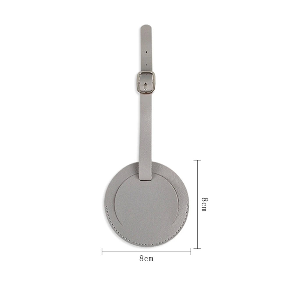 Fancy Lovely Round Luggage Tag Custom Letters Popular Travel Accessories Suitcase Baggage Card Tag DIY Personalize Initials Gift
