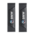 2Pcs Car Leather Seat Belt Shoulder Cushion Protective Cover Auto Tissue Box For BMW X1 X2 X3 X5 X4 X6 X7 iX3 F20 F10 F07 E
