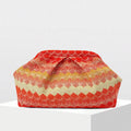 European American Bohemian Clutch, Beach Leisure Vacation Clip Bag Fashion Niche Design Color Block Large Capacity Evening Bag