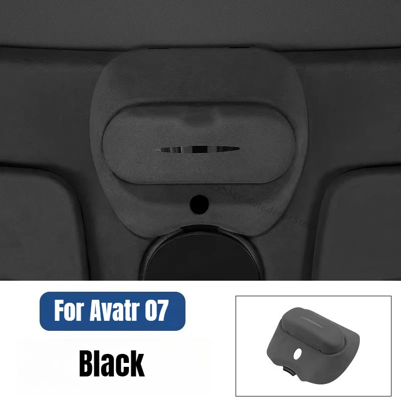 For Avatr 07 Car Glasses Case Sun Visor Sunglasses Holder Car Roof Eyewear Storage Clip Auto Interior Decoration Car Accessories