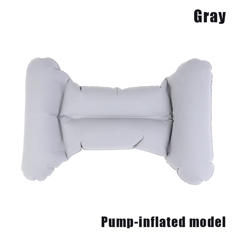 Inflatable Travel Nursing Waist Pillow, Blow Up Lumbar Body Back Support Pillow For Airplane Long Flight Journey Travel Airplane