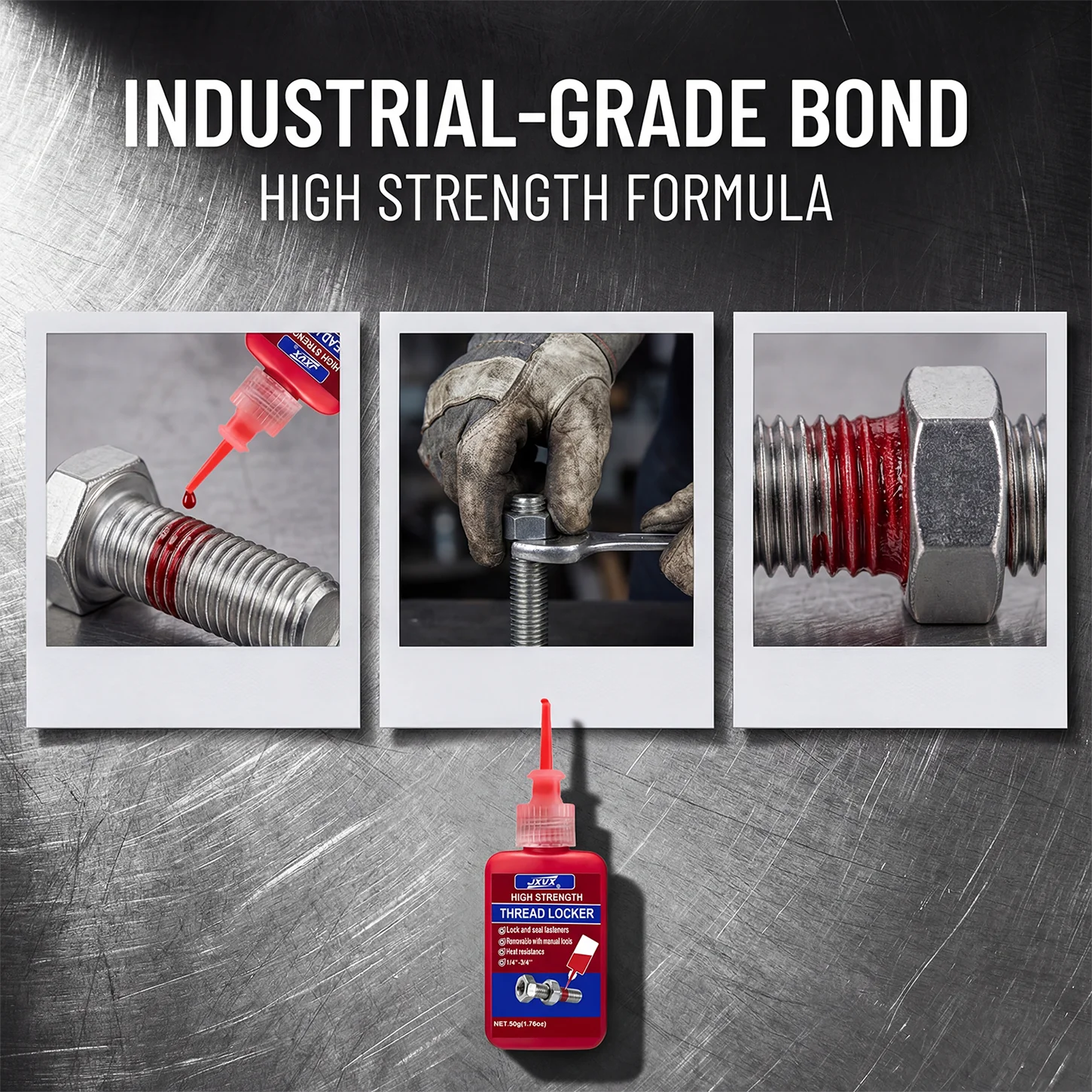 10g–50g Anaerobic Sealing Adhesive and Removable Threadlocker—Low to High Strength Fastening and Anti-Slip
