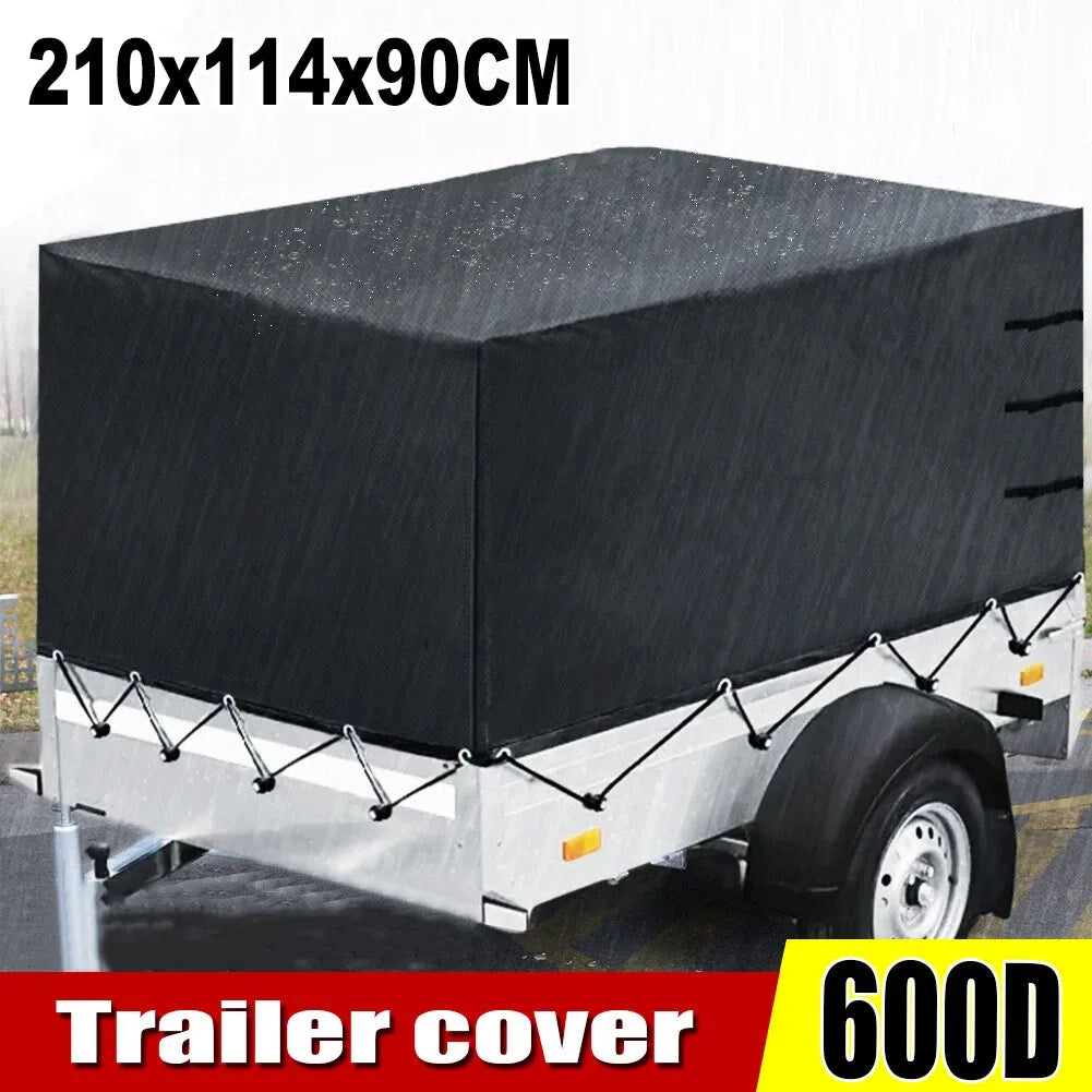 Car Trailer Cover Trailer Tarpaulin High-Sided Cover 210x114x90cm For Stema Opti An F 750 850 High-Tarp Protection For Trailers