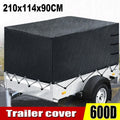 Car Trailer Cover Trailer Tarpaulin High-Sided Cover 210x114x90cm For Stema Opti An F 750 850 High-Tarp Protection For Trailers