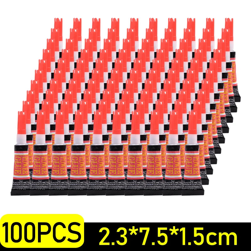 5-100PCS Liquid Super Glue Wood Rubber Metal Glass Cyanoacrylate Adhesive Stationery Nail Gel 502 Instant Strong Bond Leather
