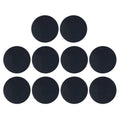 10PACK Food Pad PTFE Surface Fryer Pan Liner Round Black Baking Mat Easy Clean Non Stick Cooking Pad BBQ Grill