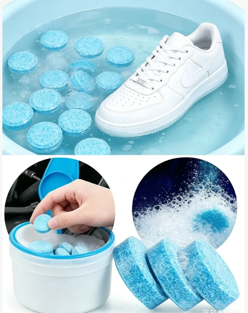 New Solid Cleaner Car Windscreen Cleaner Effervescent Tablet Auto Wiper Glass Solid Cleaning Concentrated Tablets Detergent 2024