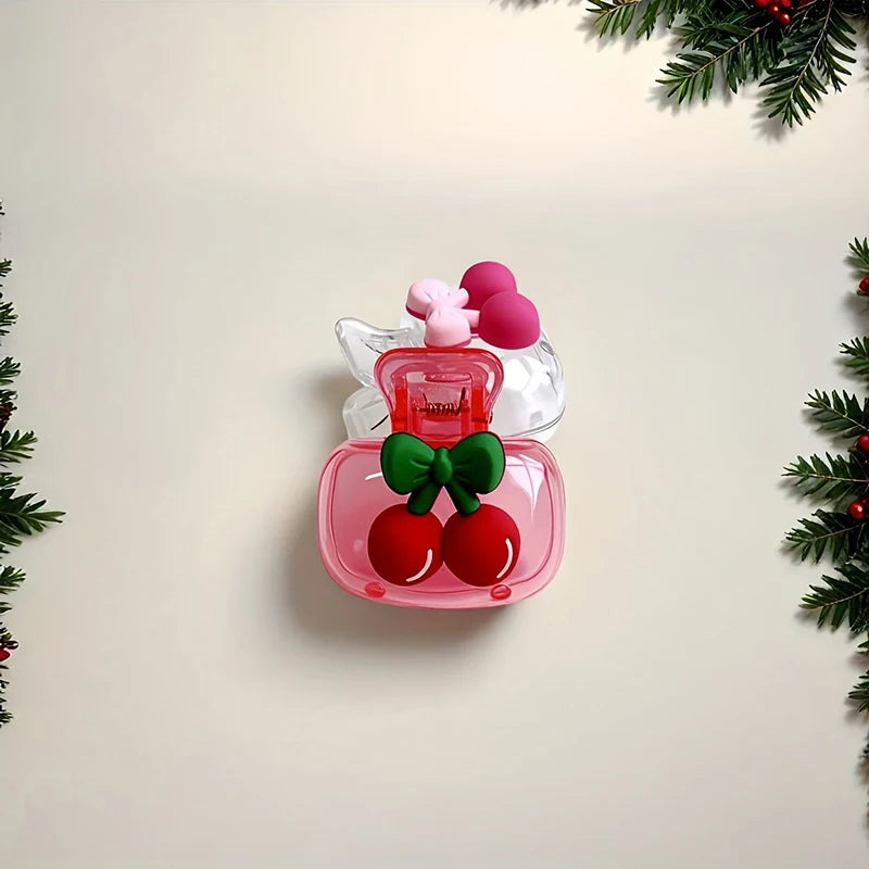 Cute Cherry Design Toothbrush Holder Cherry Pattern Protects Toothbrush Head Features Dual Holes For Drainage And Ventilation