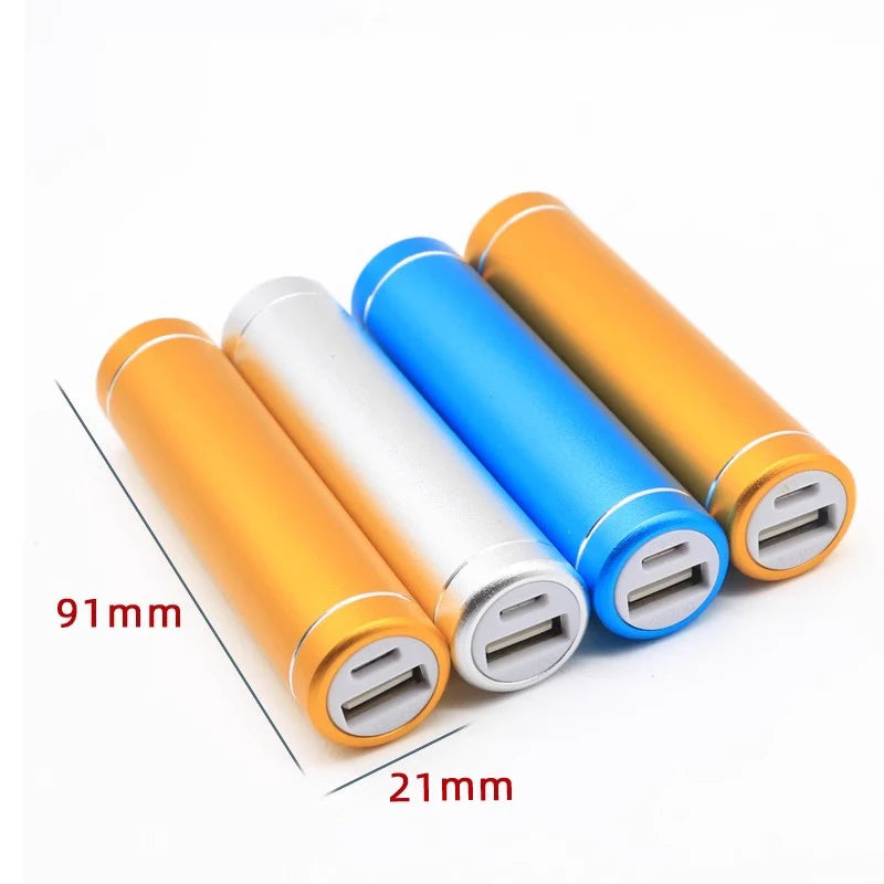 USB mobile power box welding-free 18650 battery charger DIY kit mobile power battery charging treasure box