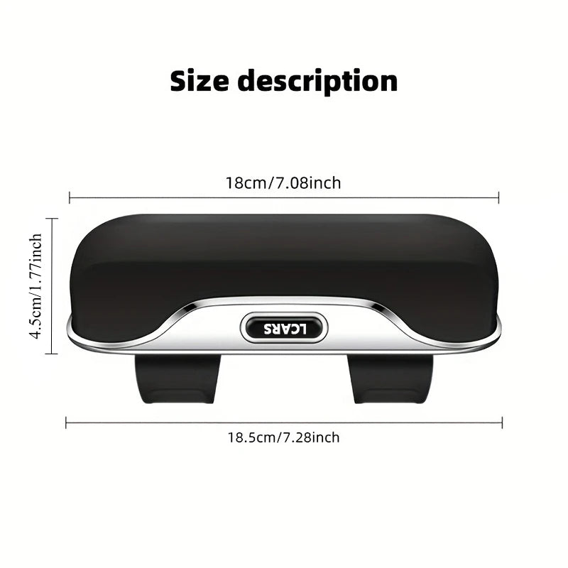 Lcars Car Sun Visor Glasses Case, Universal Glasses Holder Storage Box for Driver and Passenger in Car, Sun Visor Accessories