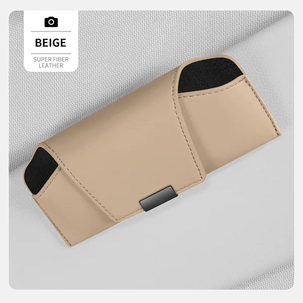 Magnetic Sun Visor Storage Car Glasses Case Portable Sunglasses Clip Organizer Car Supplies