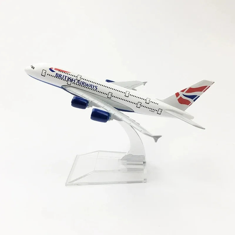1/400 Scale Plane Model A380 Airways Series Alloy Aircraft Diecast 16cm A380 Airplane Models Children Toys Souvenir Decoration