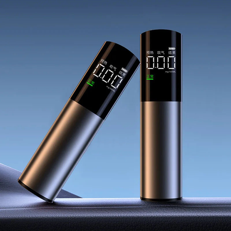 Portable High Precision Alcohol Tester Breathalyzer Smart Self-test Drinking Detection Device Emergency Rescue Kit