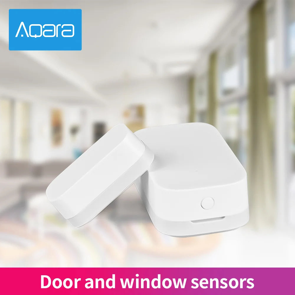 Aqara Window Door Temperature Humidity Human Body Motion Water Immersing ZigBee Vibration Sensor Switch Smart Home For HomeKit