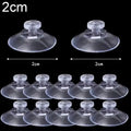 40/5Pcs Transparent Suction Cups Hook Strong Adhesive Sucker Holders Hanger Car Suction Pads Kitchen Bathroom Window Glass Decor