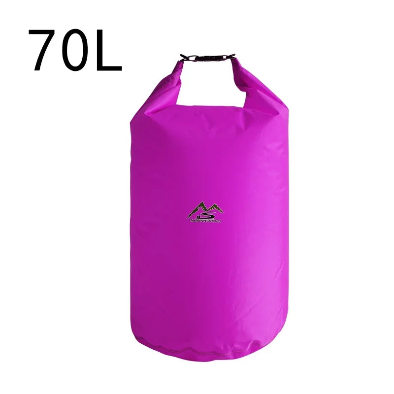 5L 10L 20L 40L 70L Waterproof Large Capacity Bag Dry Bag For Camping Hiking Swimming Rafting Kayak River Trekking Bags