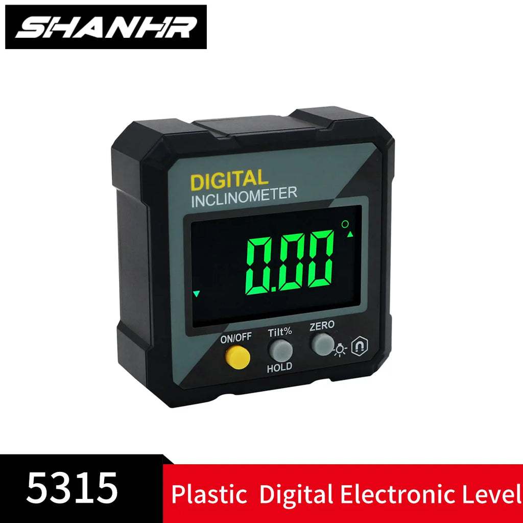SHANHR Digital Level Box and Angle Finder (Magnetic Base & LCD Display) for Woodworking and Accurate Table/Miter Saw
