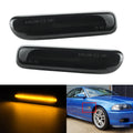 2x LED Side Marker Indicator Repeater Turn Signal Light Lamps For BMW 3 Series E46 Estate Coupe HB