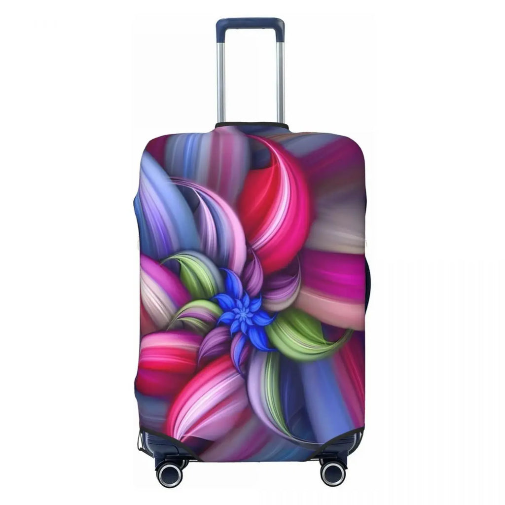 Water Lilies Oil Painting Suitcase Cover Holiday Monet Nature Elastic Luggage Accesories Business Protector