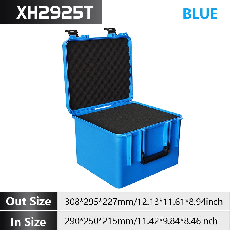 Heavy Duty Portable Tool Case With Reinforced Protective Foam Industrial Plastic Toolbox with Shock Absorbing Foam Lining