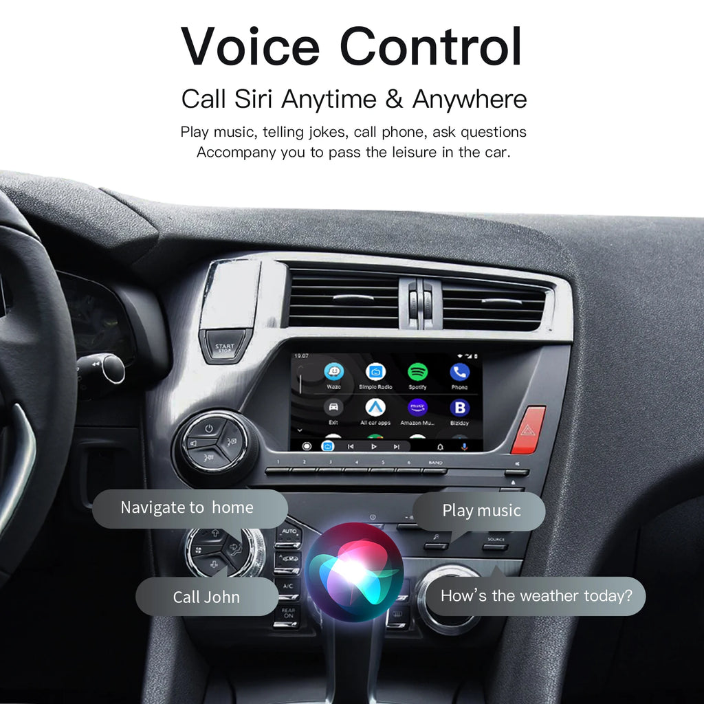 New Wireless Carplay Android Auto Module For Peugeot & Citroren 208 308 508 3008 C4 DS3 DS4 DS5 SMEG MRN Mirror Link Multimedi