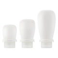 10PCS 30/60/90ml Empty Refillable Silicone Travel Soft Squeeze Tube Leakproof For Shampoo Lotion Bottle Portable Container